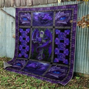 Breathing Amethyst Quilt Blanket No96  Quilt